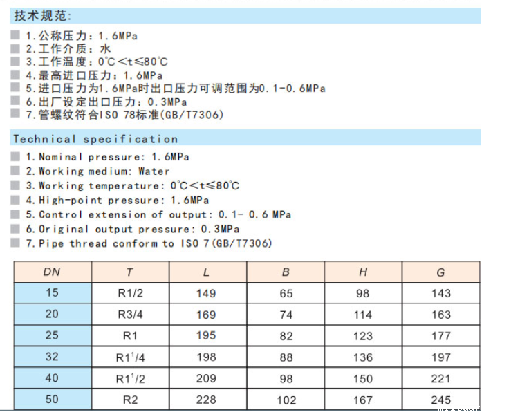 米兰app下载免费安装苹果手机阀门黄铜可调式减压阀技术参数