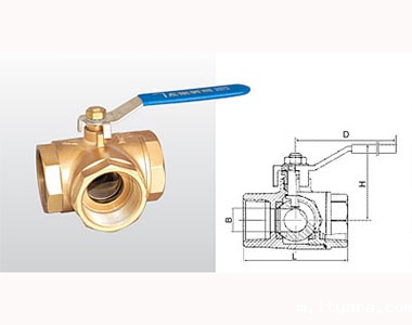 米兰app下载免费安装苹果手机三通球阀(L型)结构图