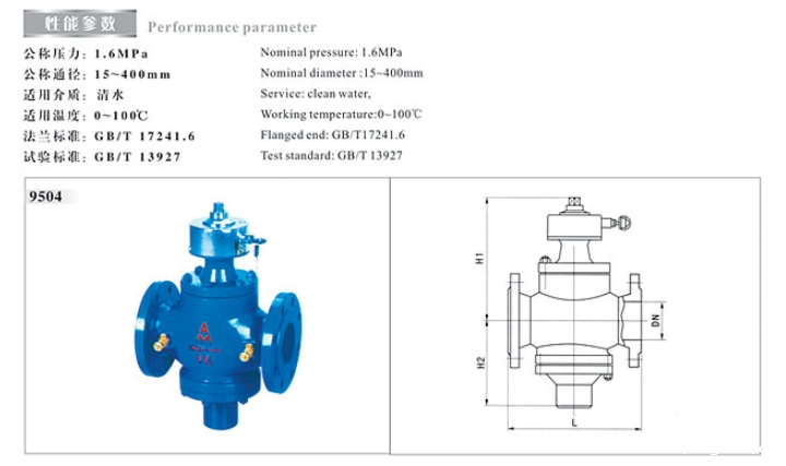 米兰app下载免费安装苹果手机自力式(流量)平衡阀9504性能参数